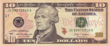 Ten dollar note