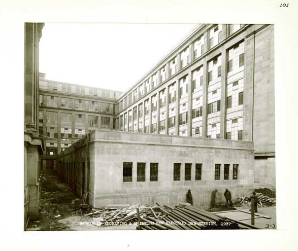Photographic Print, Bureau of Engraving and Printing New Electric Sub-Station, c.1937