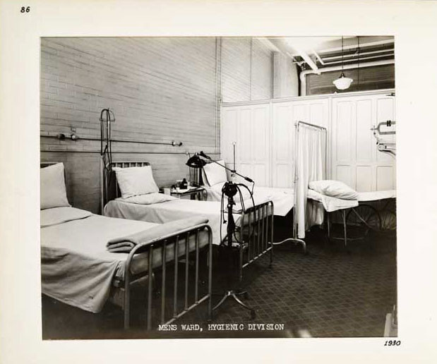 Photographic Print, Men's Ward, Hygenic Division c. 1930.