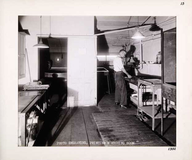 Photographic Print, Photo Engraving, Printing & Etching Room, c.1932