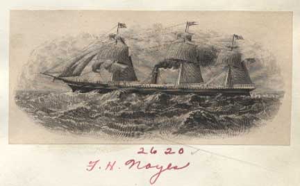 Proof, vignette, "Steamship"