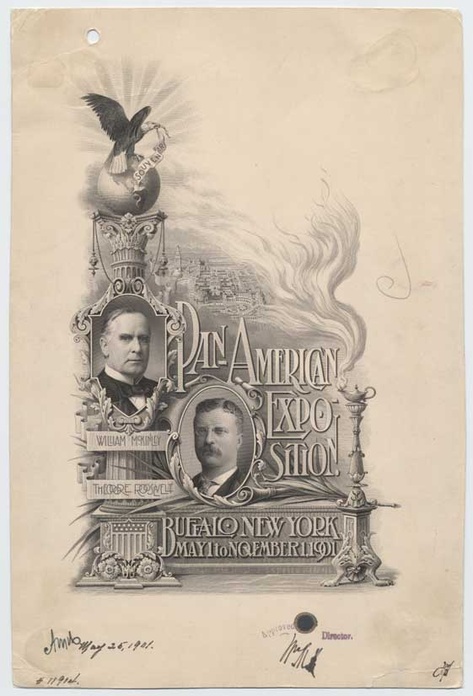 Approved plate proof, Pan-American Exposition, Buffalo, New York, 1901