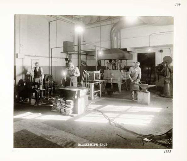 Photographic Print, Blacksmith Shop, c. 1933