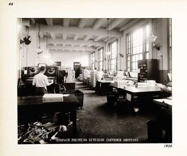 Photographic Print, Surface Printing Division, Revenue Section, c.1932