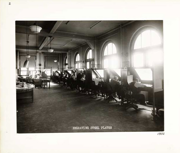 Photographic Print, Engraving Steel Plates, c.1932