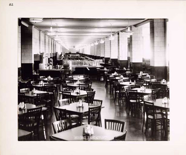 Photographic Print, Bureau Restaurant, Main Building, c. 1932.